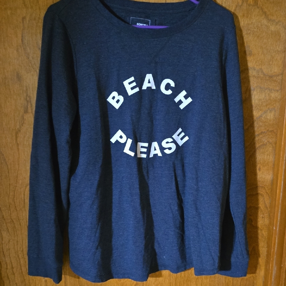Sonoma Navy Sweatshirt with White Print